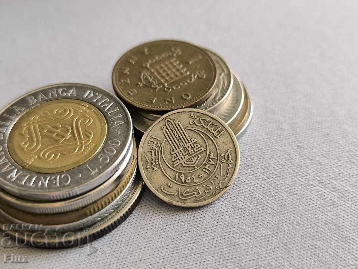 Mонета - Тунис - 5 франка | 1954г. с цена 4.85 лв. | € 2.48 Mонета - Тунис - 5 франка | 1954г. с цена 4.85 лв. | € 2.48