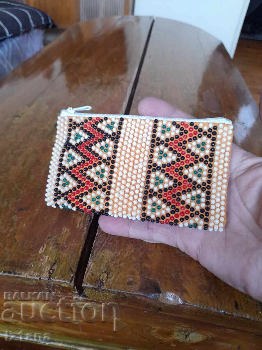 Auction  Old beaded purse
