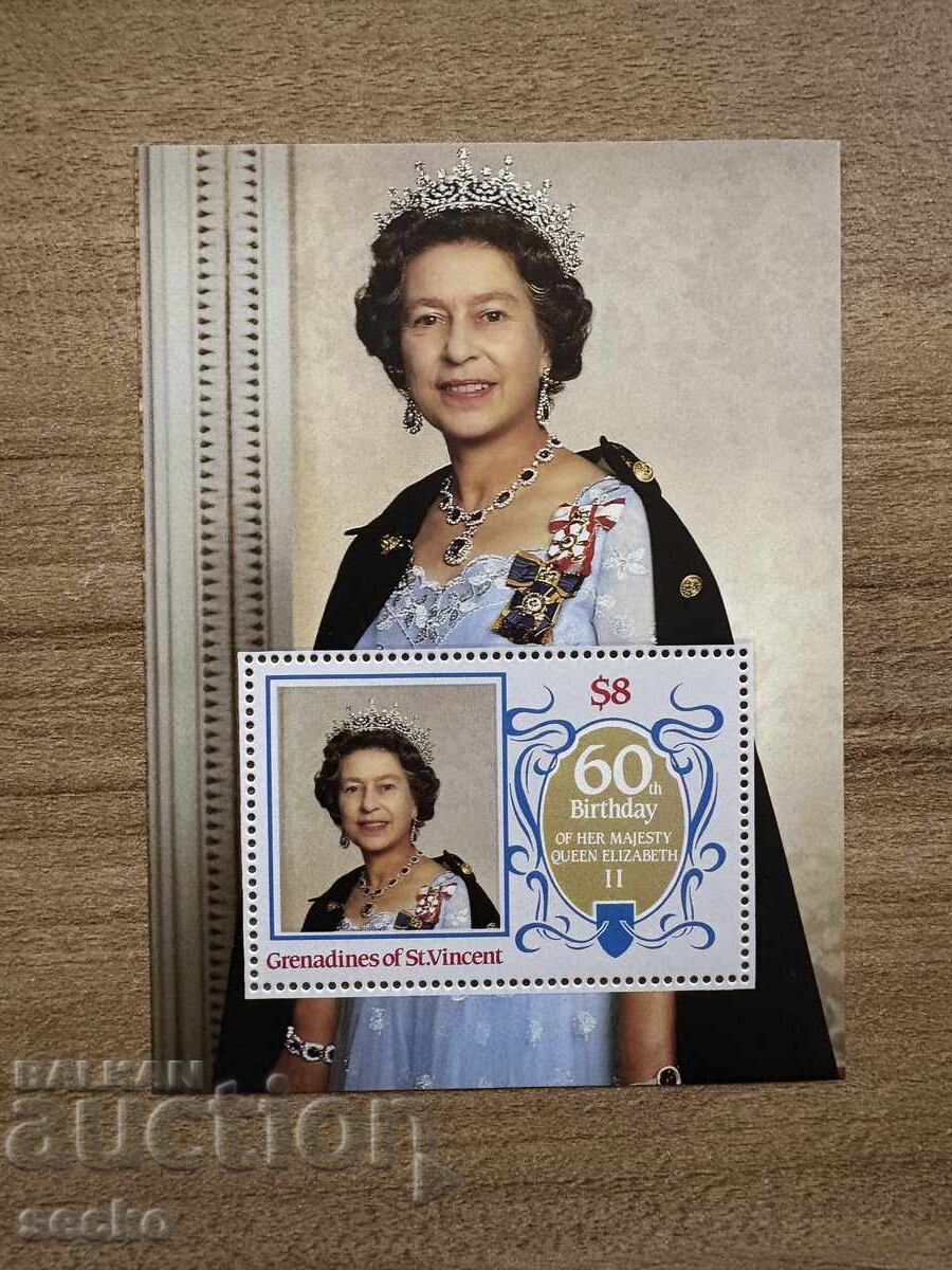 Гренадини от Сейнт Винсент - 60 г. от ... (1986) MNH
