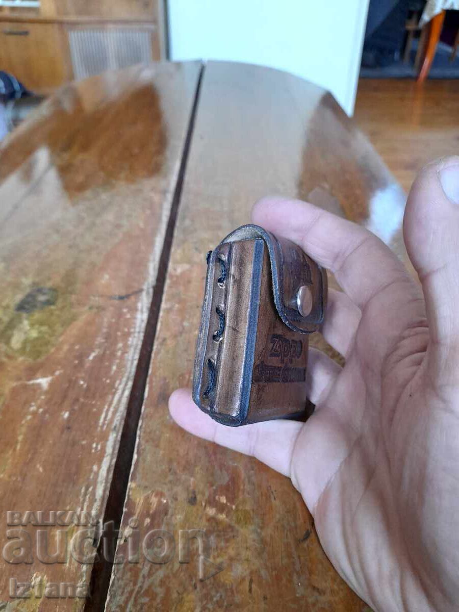 Auction Leather case for Zippo lighter Auction Leather case for Zippo lighter