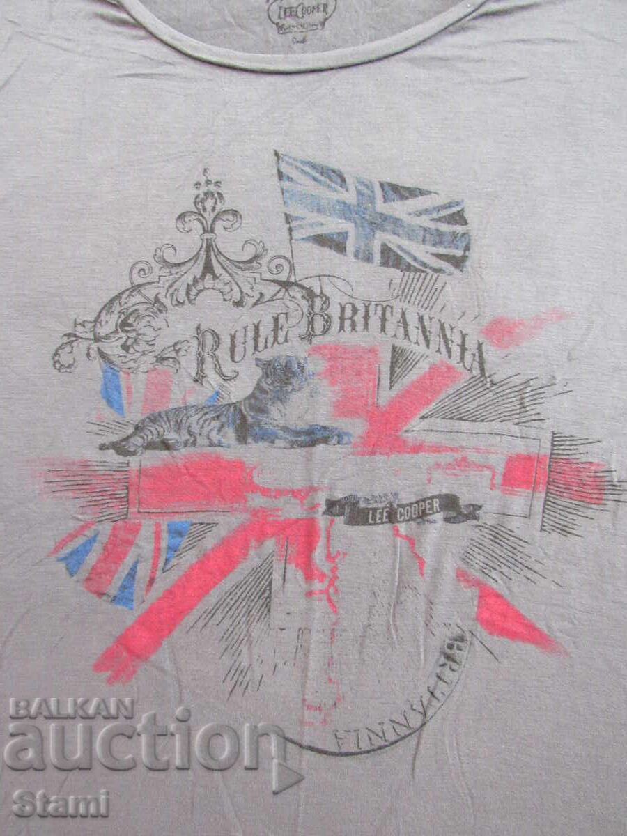 Nouă tricou damă Lee Cooper, culoare grafit, mărime M cu preț 18.00 BGN | € 9.20