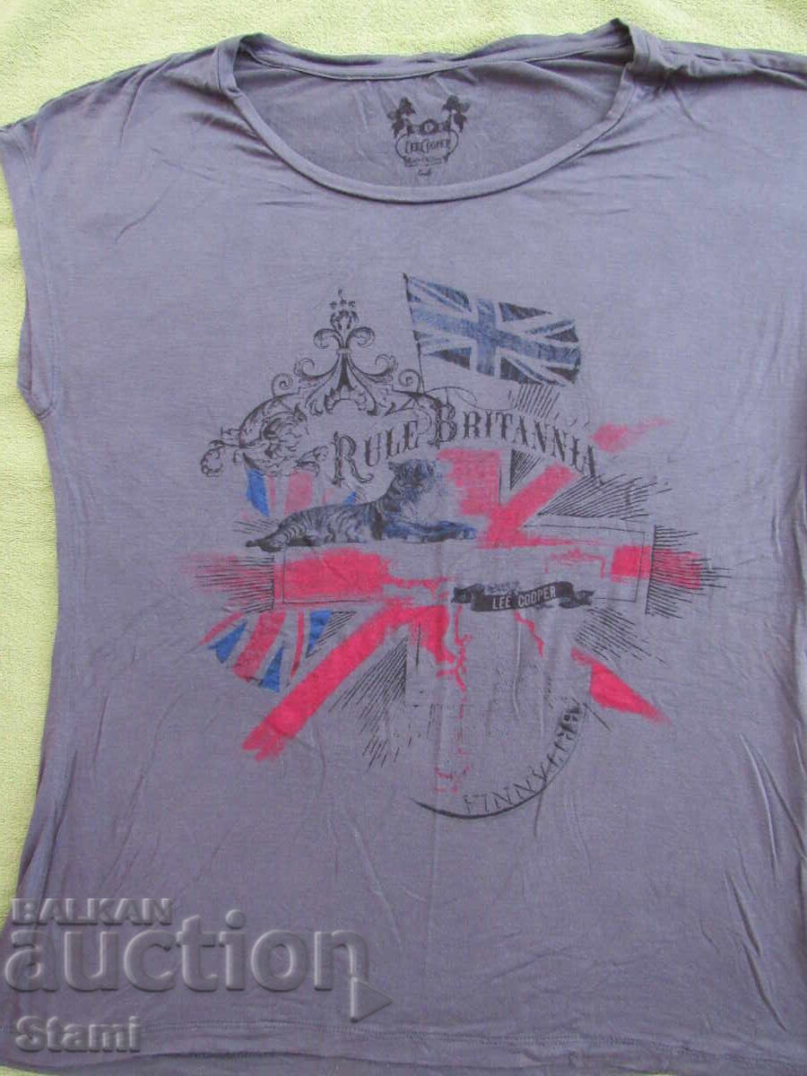 Licitație Nouă tricou damă Lee Cooper, culoare grafit, mărime M