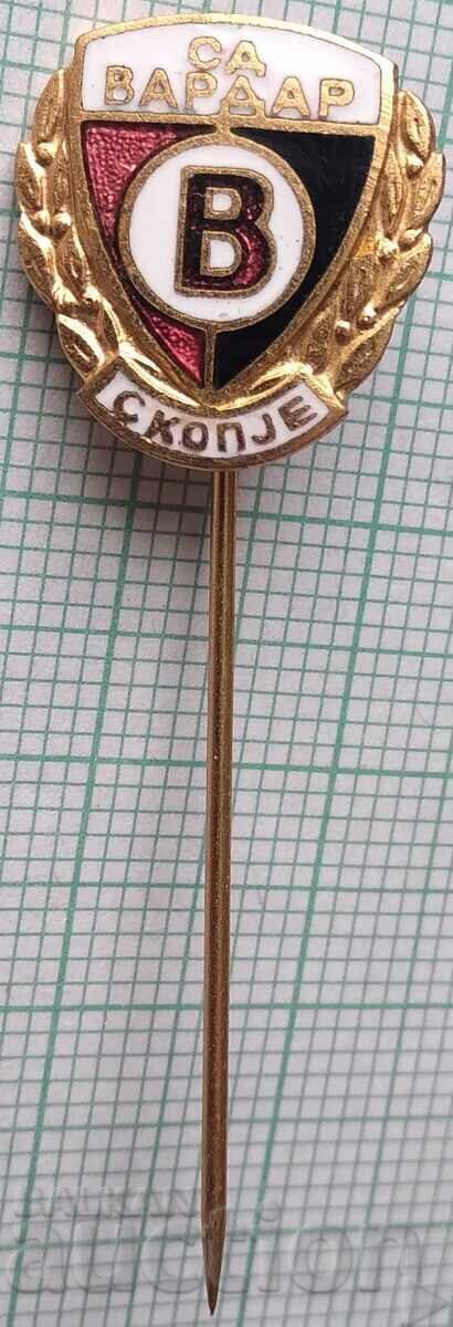 19018 Insigna de fotbal - FK Vardar Skopje - email bronz cu preț 9.00 BGN | € 4.60