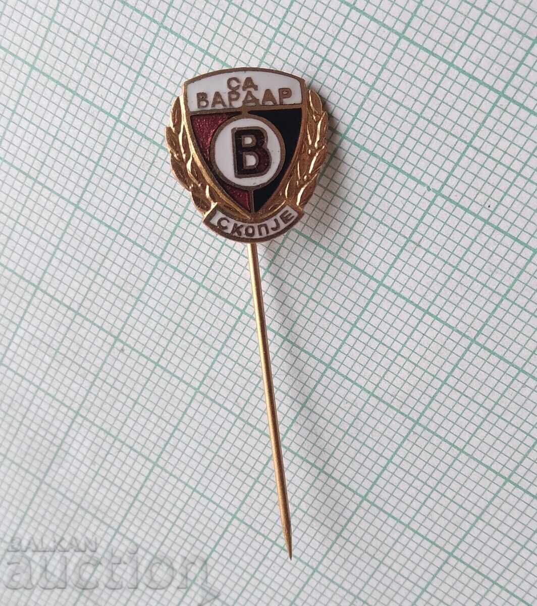 Livrarea 19018 Insigna de fotbal - FK Vardar Skopje - email bronz
