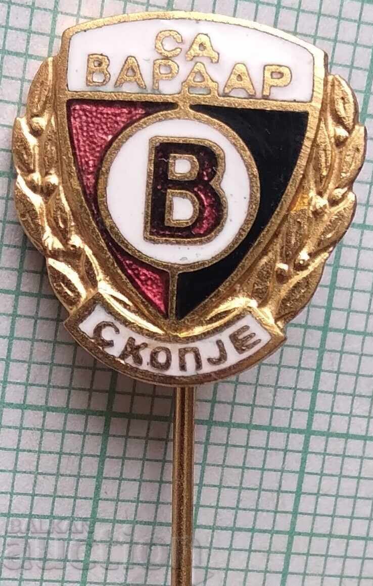 19018 Insigna de fotbal - FK Vardar Skopje - email bronz
