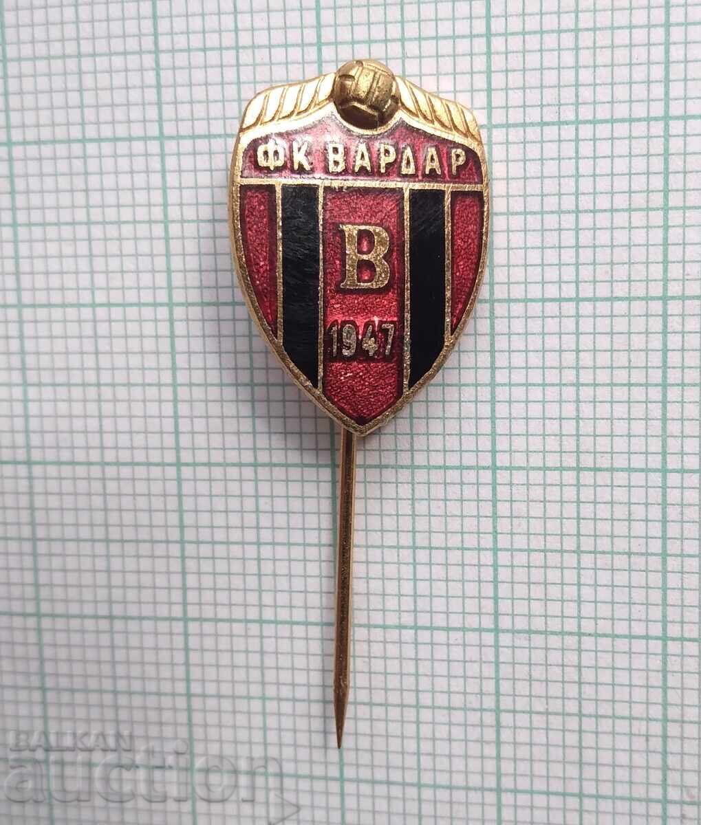 Delivery of 19019 Football badge - FK Vardar Skopje - bronze enamel
