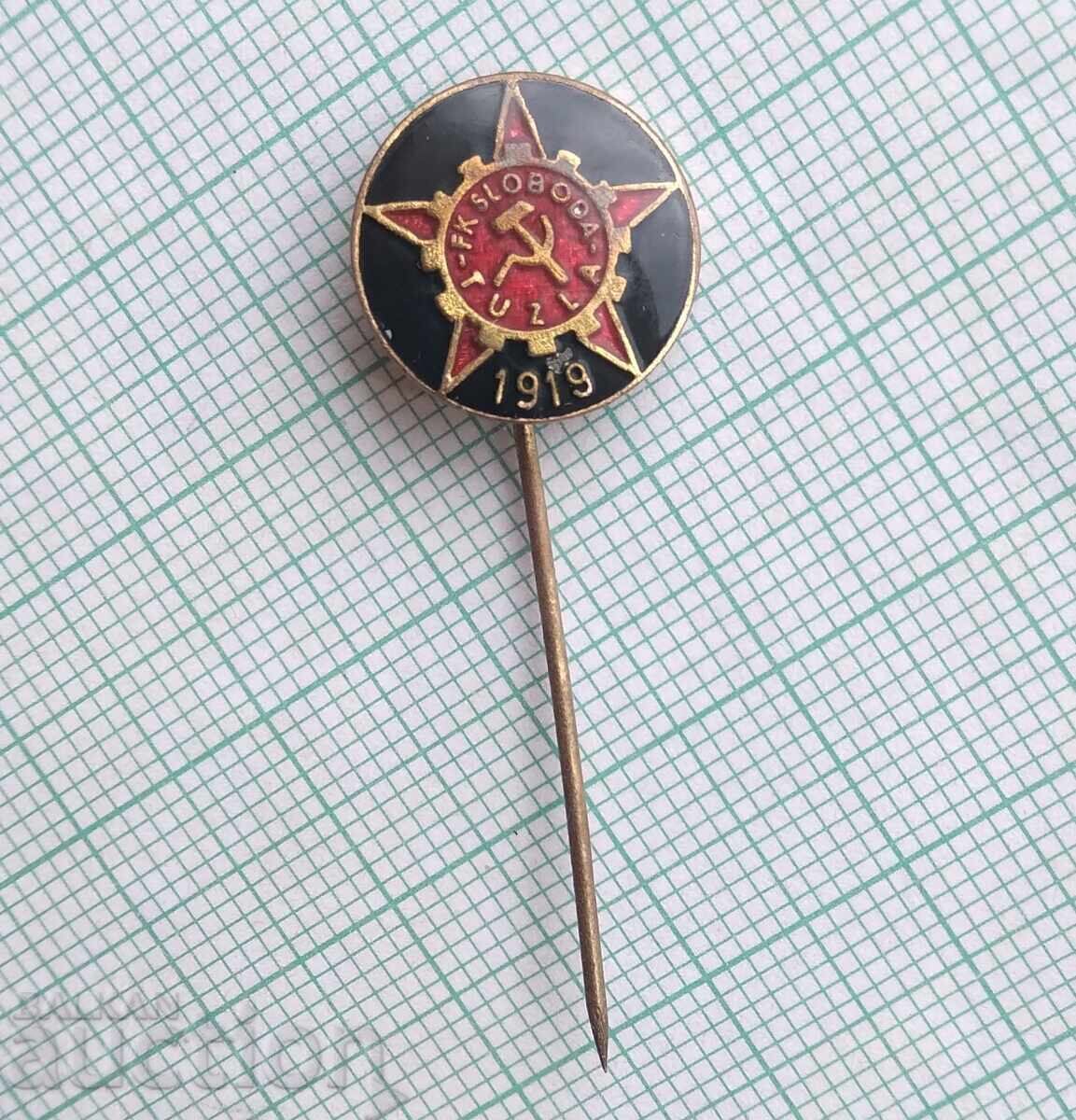 Доставка на 19027 Футболна значка - ФК Слобода Тузла