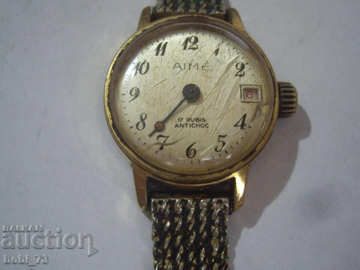 Old gold-plated ladies' watch