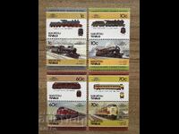 Νουκουφετάου/Τουβαλού - Λοκομοτίβες (1985) MNH