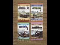 Σεντ Λουσία - Λοκομοτίβες (1985) - MNH