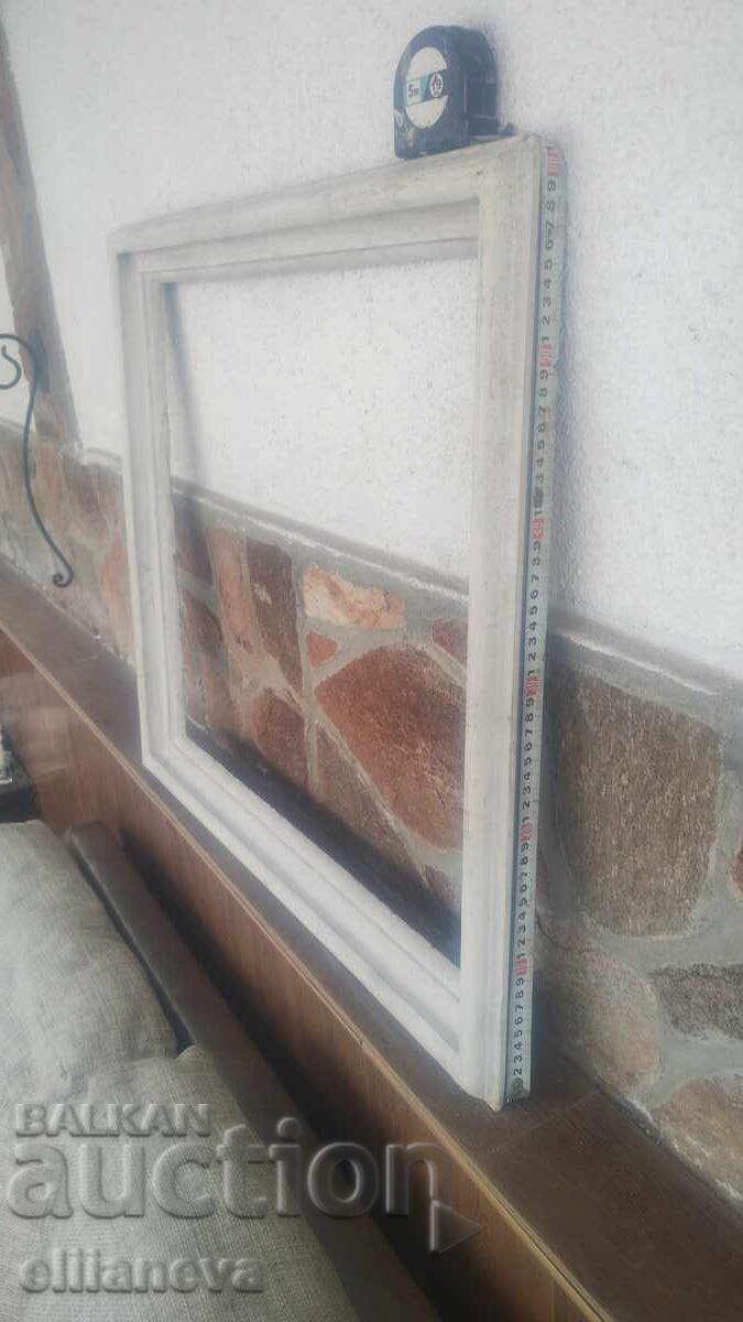 Δημοπρασία Παλιό ξύλινο πλαίσιο για πίνακα 70/60/5εκ