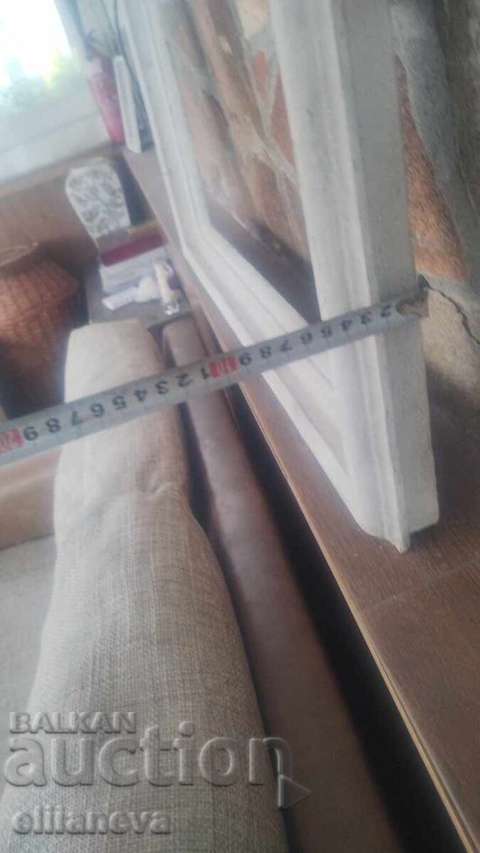 Παράδοση Παλιό ξύλινο πλαίσιο για πίνακα 70/60/5εκ