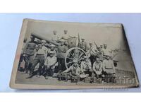 C-ka Small Kushlar Officers and soldiers with cannon and radio station