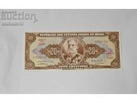 Brazil Banknote 20 Cruzeiros 1962 UNC