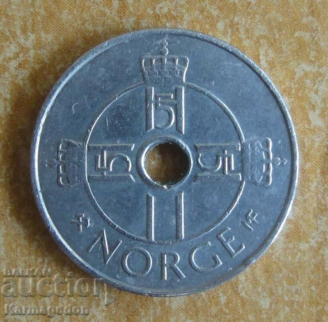 1 coroană 2002 - Norvegia cu preț € 0.40 | 0.78 BGN
