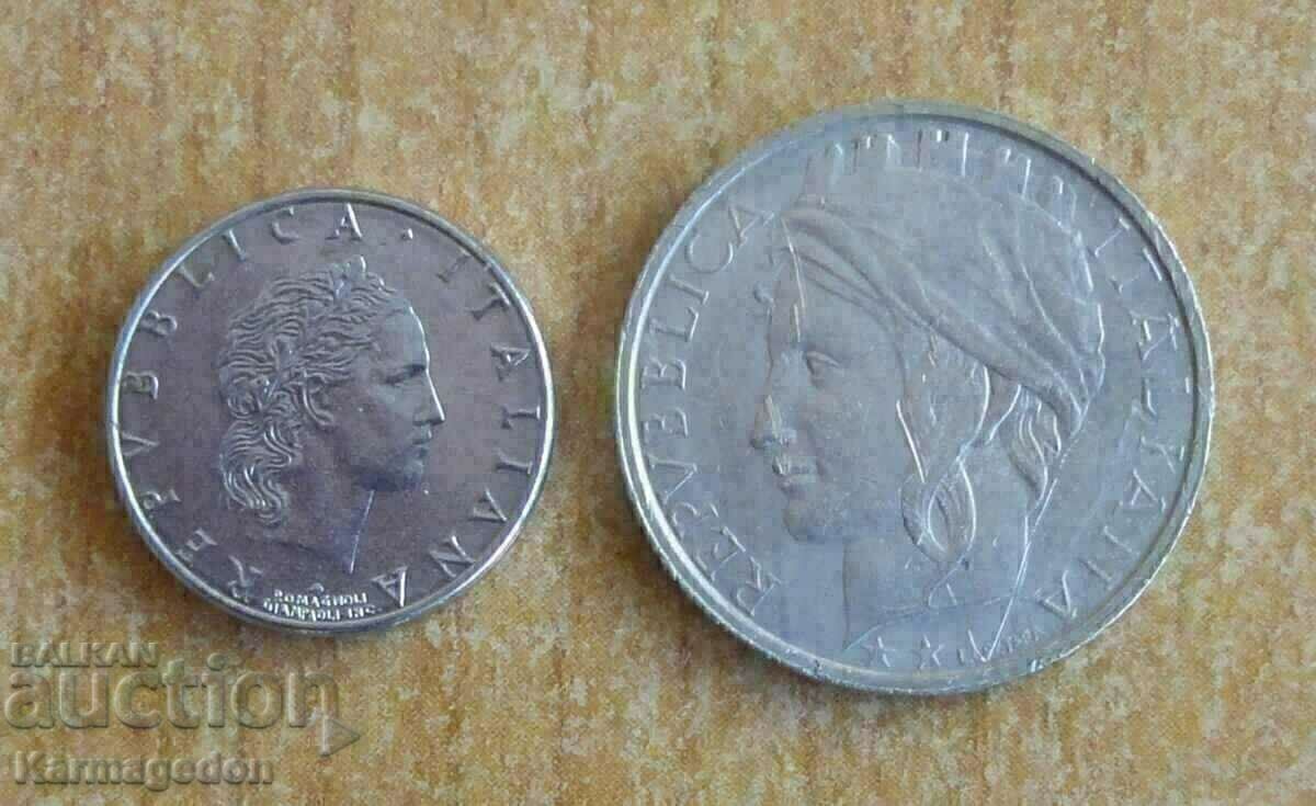 O mulțime de monede - Italia cu preț 1.00 BGN | € 0.51