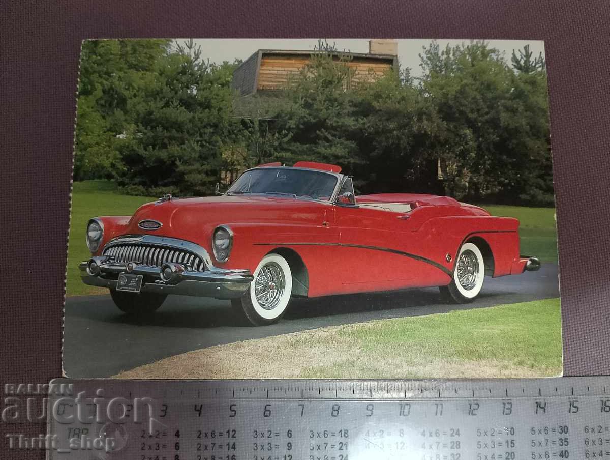 Ταχυδρομική κάρτα - ρετρό αυτοκίνητο - Buick 1953