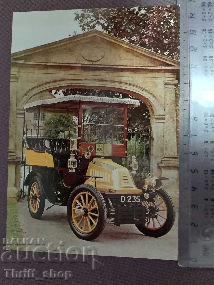 Пощенска картичка - ретро автомобил Пощенска картичка - ретро автомобил