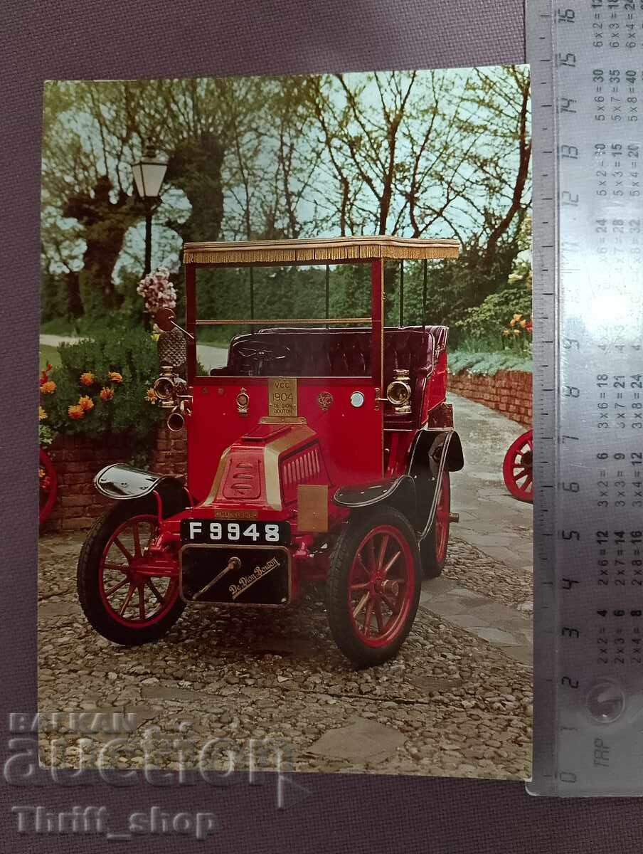 Пощенска картичка - ретро автомобил