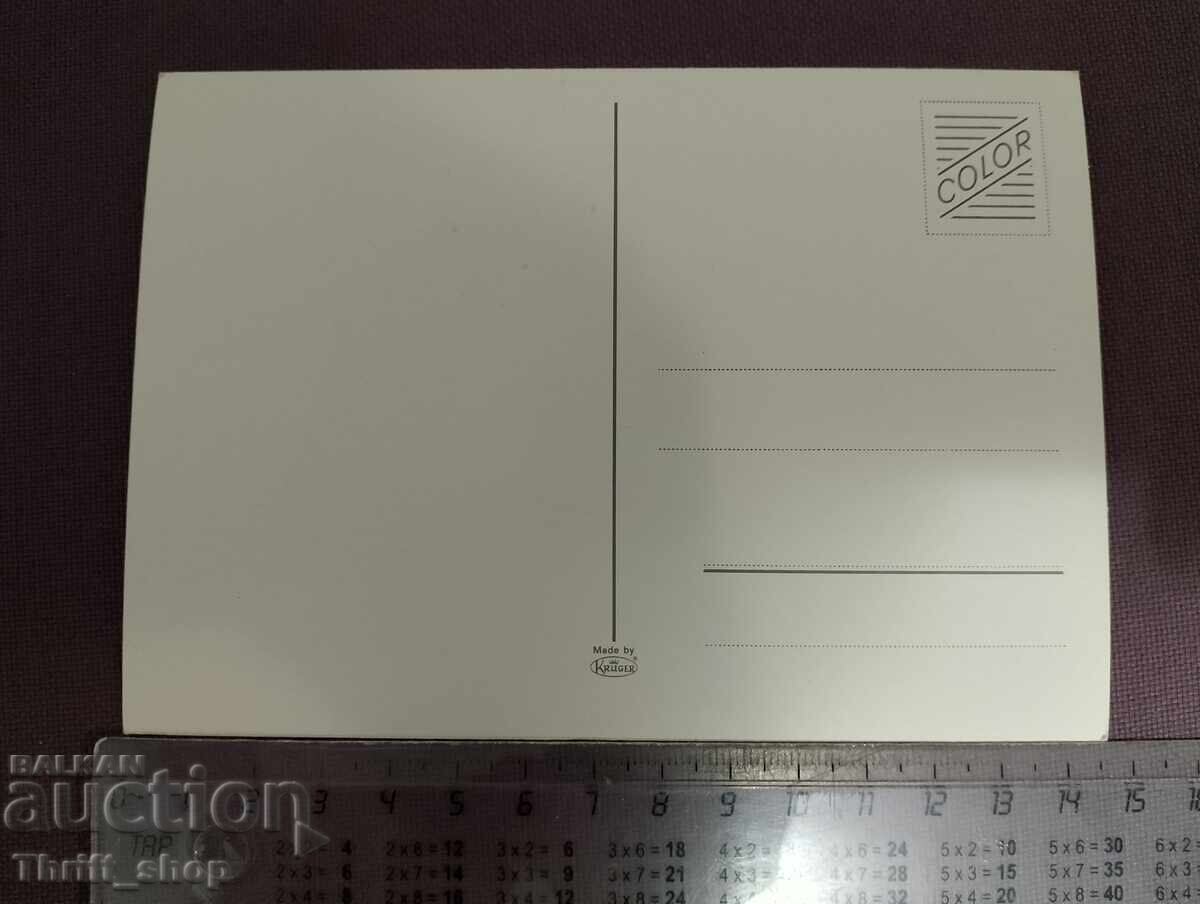 Пощенска картичка - ретро автомобил с цена 11.11 лв. | € 5.68 Пощенска картичка - ретро автомобил с цена 11.11 лв. | € 5.68