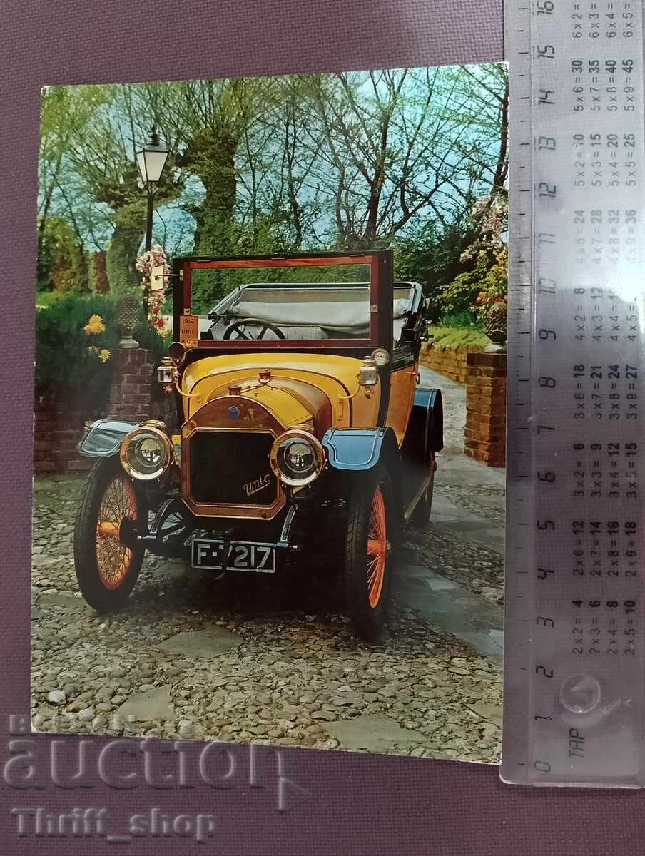 Пощенска картичка - ретро автомобил Пощенска картичка - ретро автомобил