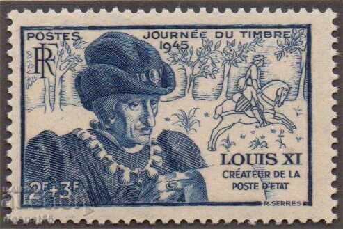 1945. Франция. Ден на пощенската марка. Благотворителна 1945. Франция. Ден на пощенската марка. Благотворителна