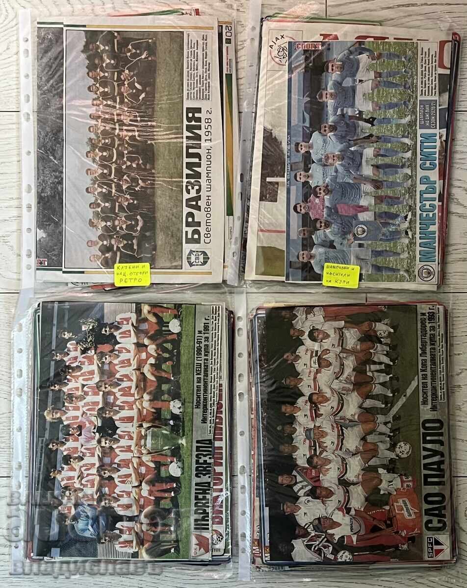 Collection of club and national team photos from around the world