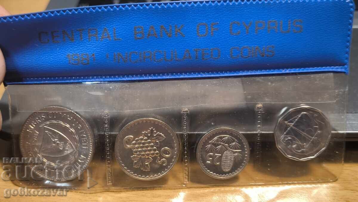 Licitație Set bancar Cipru 1981 Proof UNC !