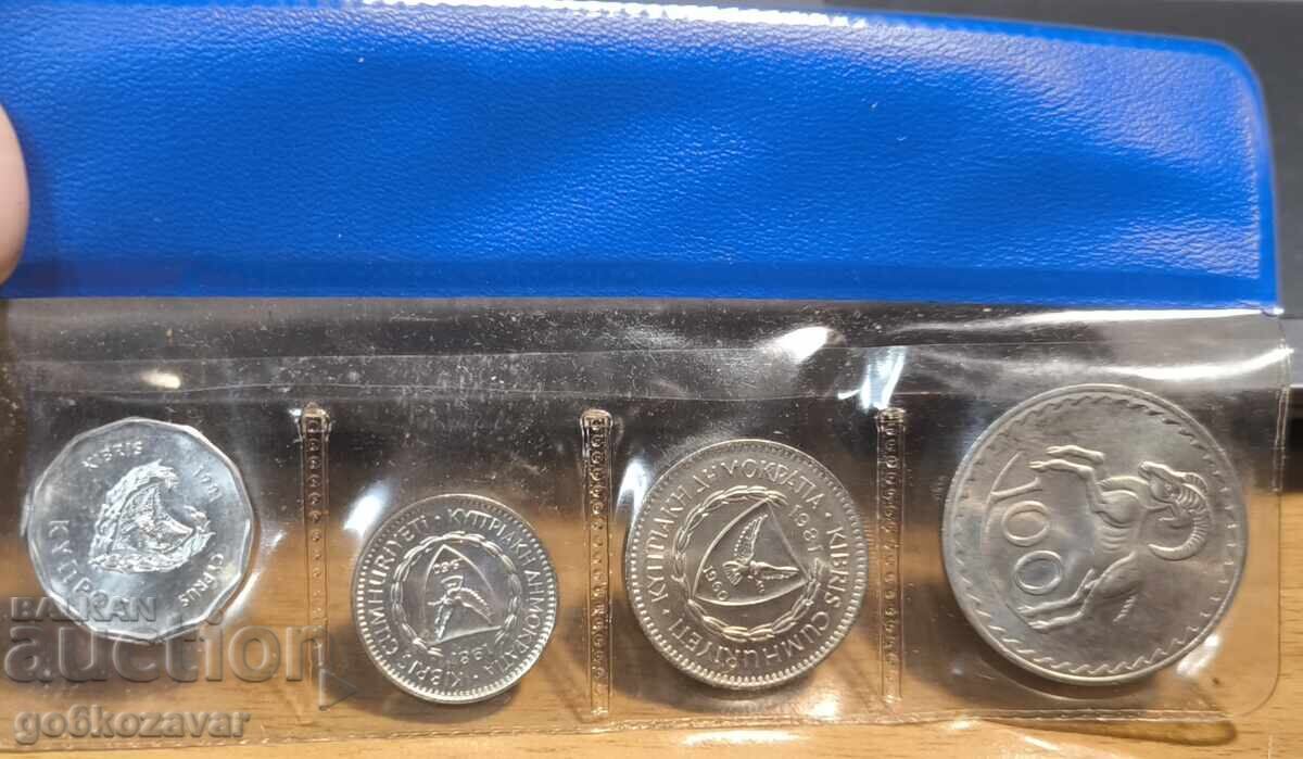 Livrarea Set bancar Cipru 1981 Proof UNC !