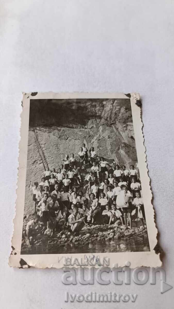 Photo of Boys and Girls from the Kamen Most Colony, 1940 Photo of Boys and Girls from the Kamen Most Colony, 1940