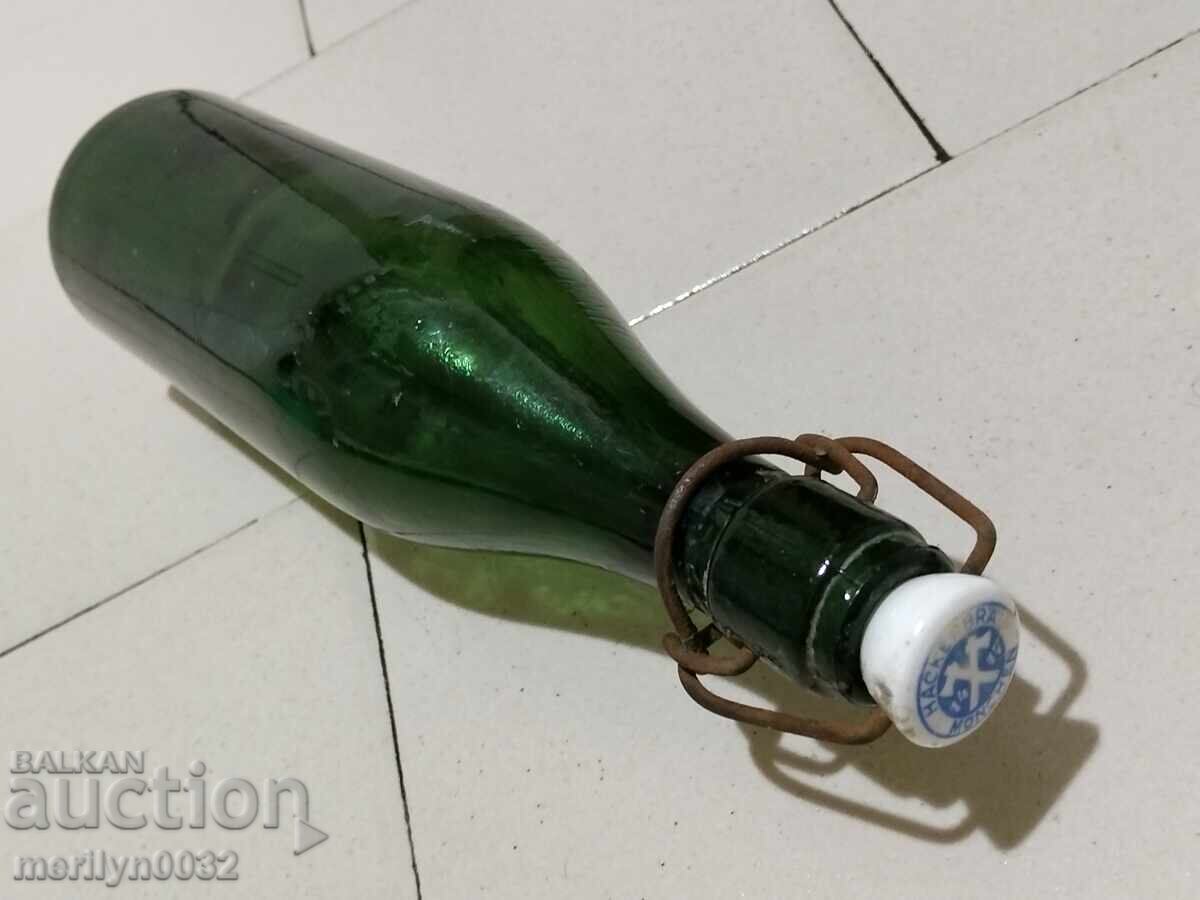 Sticlă de bere germană München anii '30 al Treilea Reich - 5