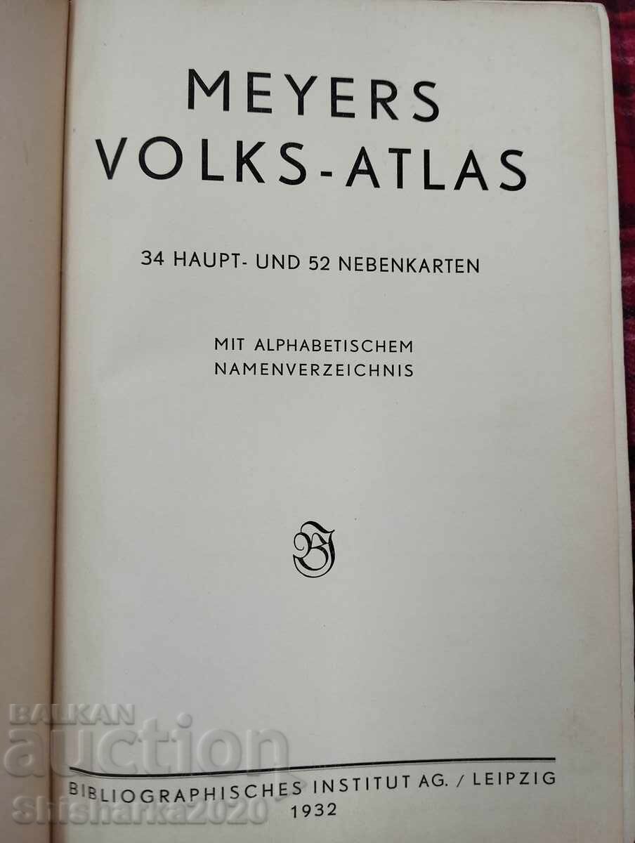 Licitație Meyers volks atlas bibliographisches institut Ag leipzig Licitație Meyers volks atlas bibliographisches institut Ag leipzig