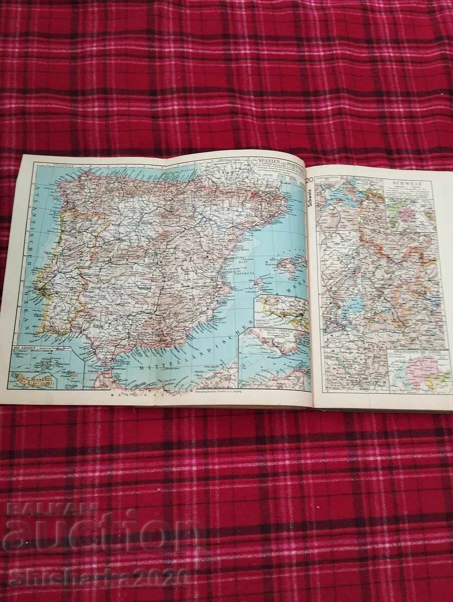 Meyers volks atlas bibliographisches institut Ag leipzig - 5 Meyers volks atlas bibliographisches institut Ag leipzig - 5