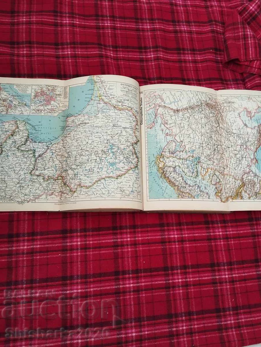 Meyers volks atlas bibliographisches institut Ag leipzig - 6 Meyers volks atlas bibliographisches institut Ag leipzig - 6