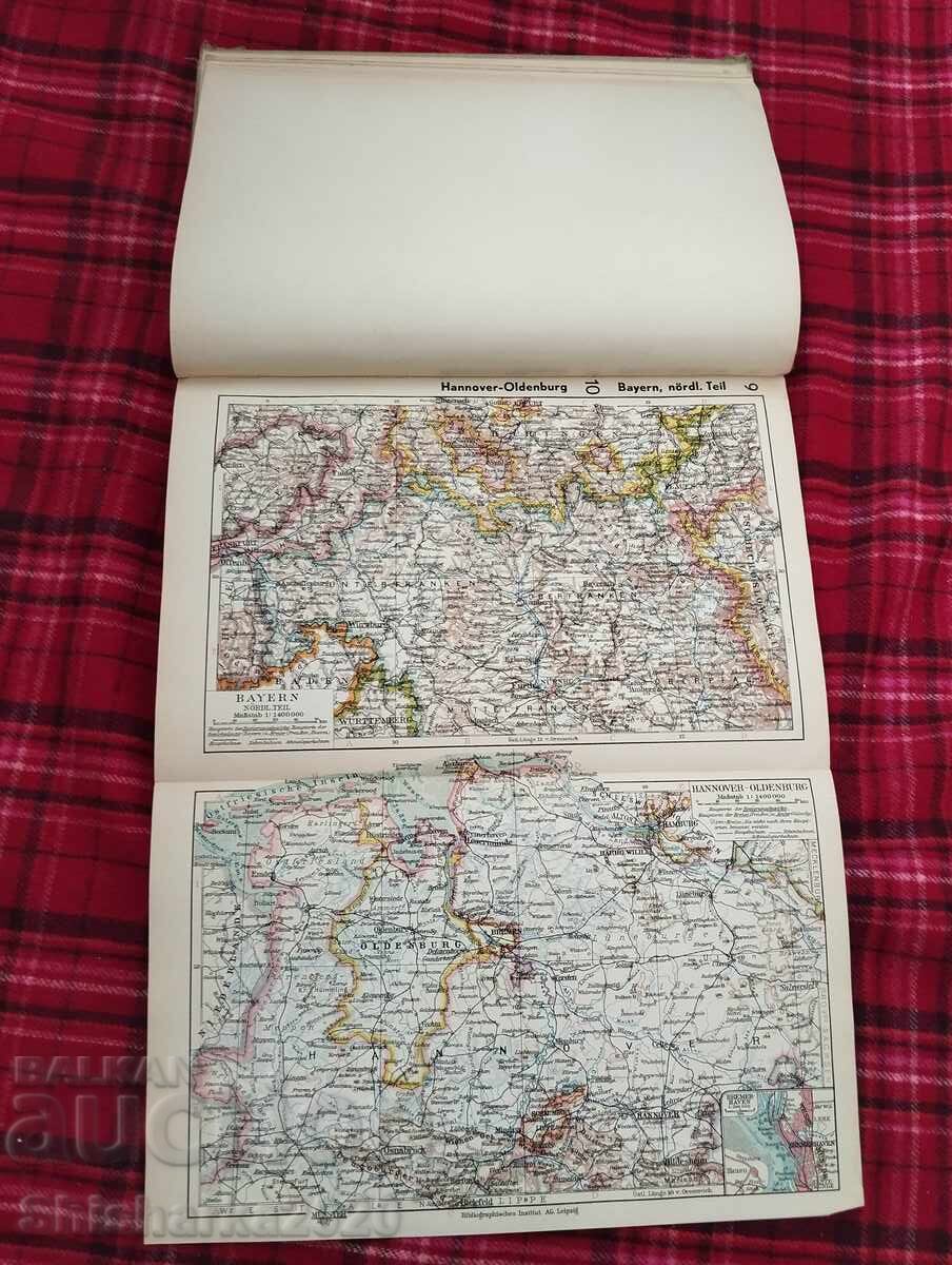 Meyers volks atlas bibliographisches institut Ag leipzig - 7 Meyers volks atlas bibliographisches institut Ag leipzig - 7