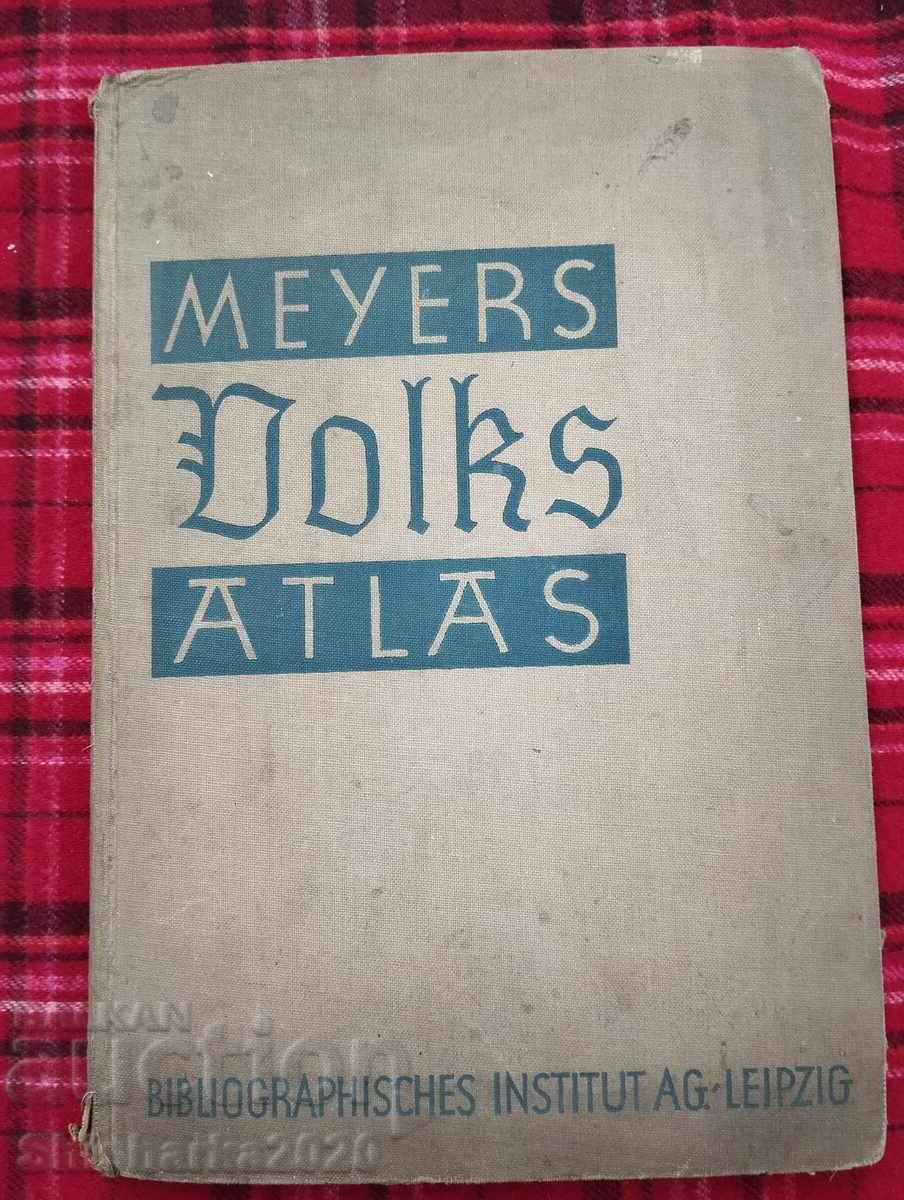 Meyers volks atlas bibliographisches institut Ag leipzig Meyers volks atlas bibliographisches institut Ag leipzig