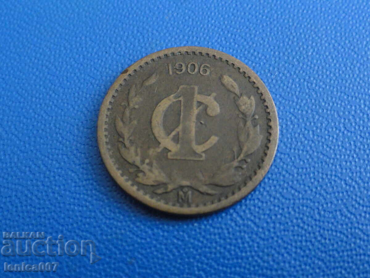 Δημοπρασία Μεξικό 1906 - 1 σεντάβος Δημοπρασία Μεξικό 1906 - 1 σεντάβος