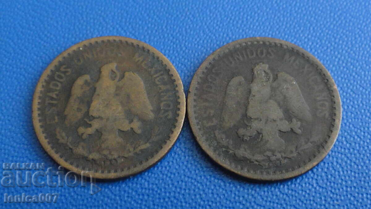 Livrarea Mexic 1906 - 1 centavos (2 bucăți) Livrarea Mexic 1906 - 1 centavos (2 bucăți)