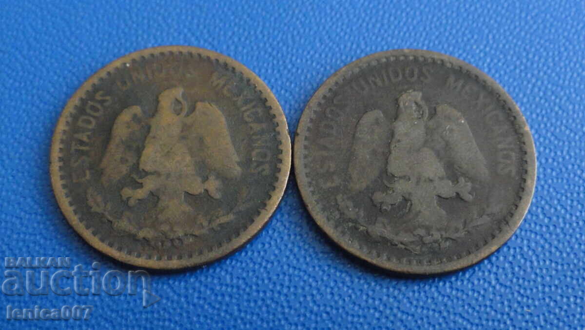 Mexic 1906 - 1 centavos (2 bucăți) - 6 Mexic 1906 - 1 centavos (2 bucăți) - 6