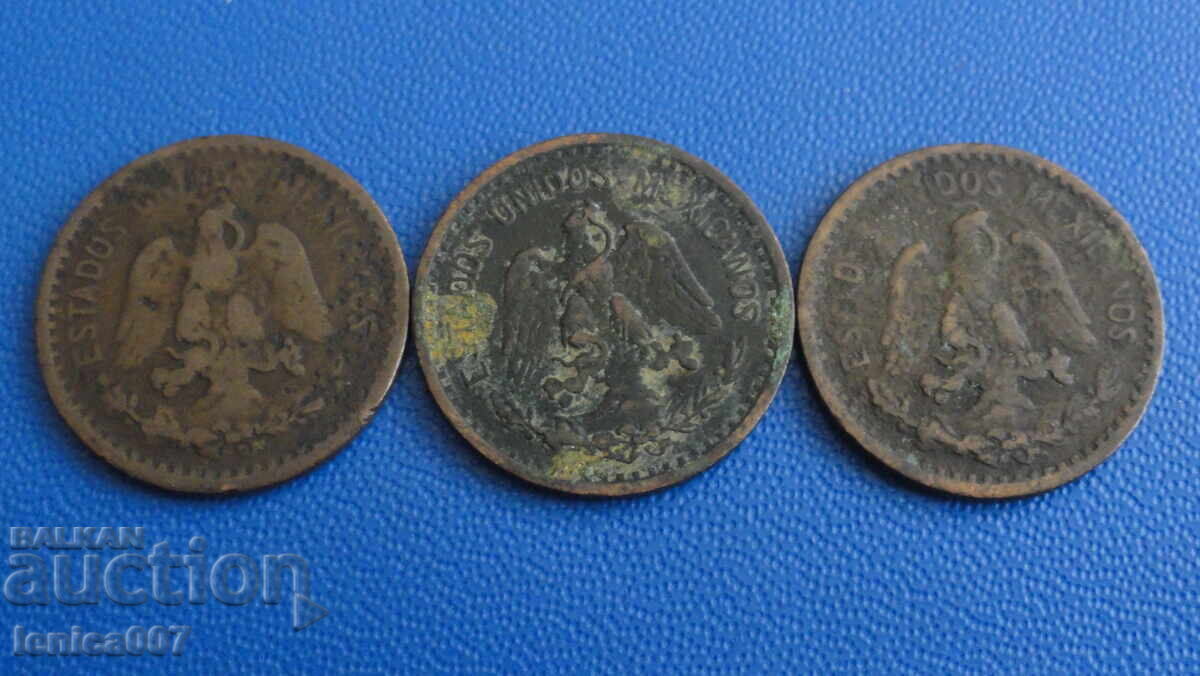 Мексико 1906г. - 1 сентавос (3 броя) с цена € 1.90 | 3.72 лв. Мексико 1906г. - 1 сентавос (3 броя) с цена € 1.90 | 3.72 лв.