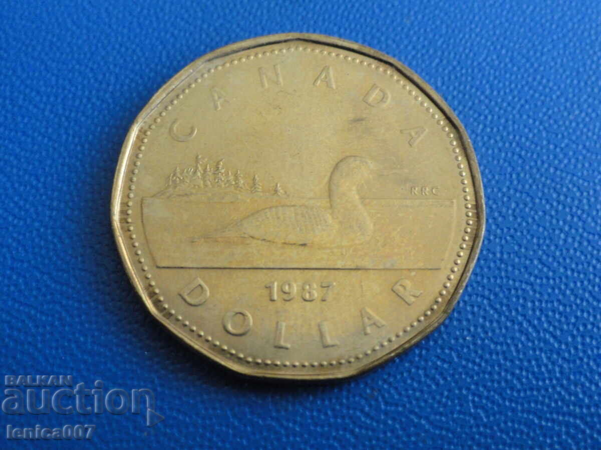 Licitație Canada 1987 - 1 dolar Licitație Canada 1987 - 1 dolar
