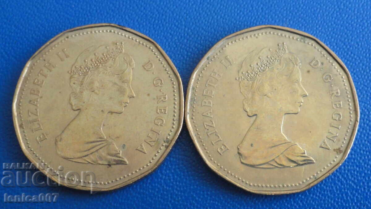 Canada 1987 - 1 dolar (2 bucăți) - 6 Canada 1987 - 1 dolar (2 bucăți) - 6