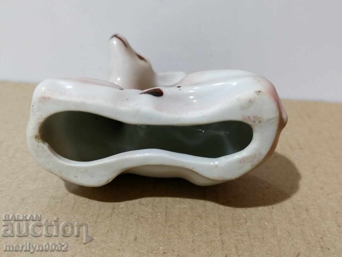 Figurină din porțelan bulgăresc, căprioară, statuetă din porțelan - 5