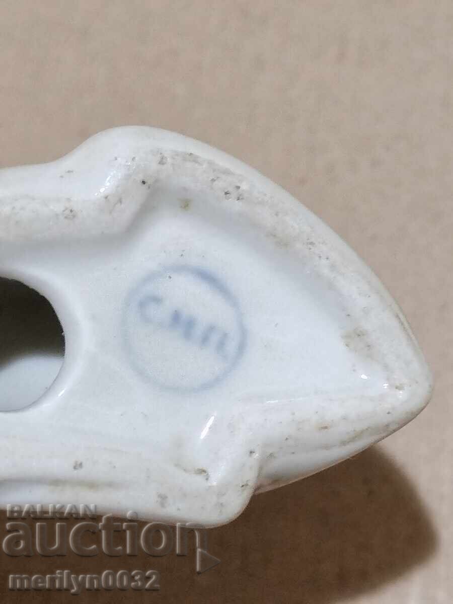 Figurină din porțelan bulgăresc, căprioară, statuetă din porțelan - 5