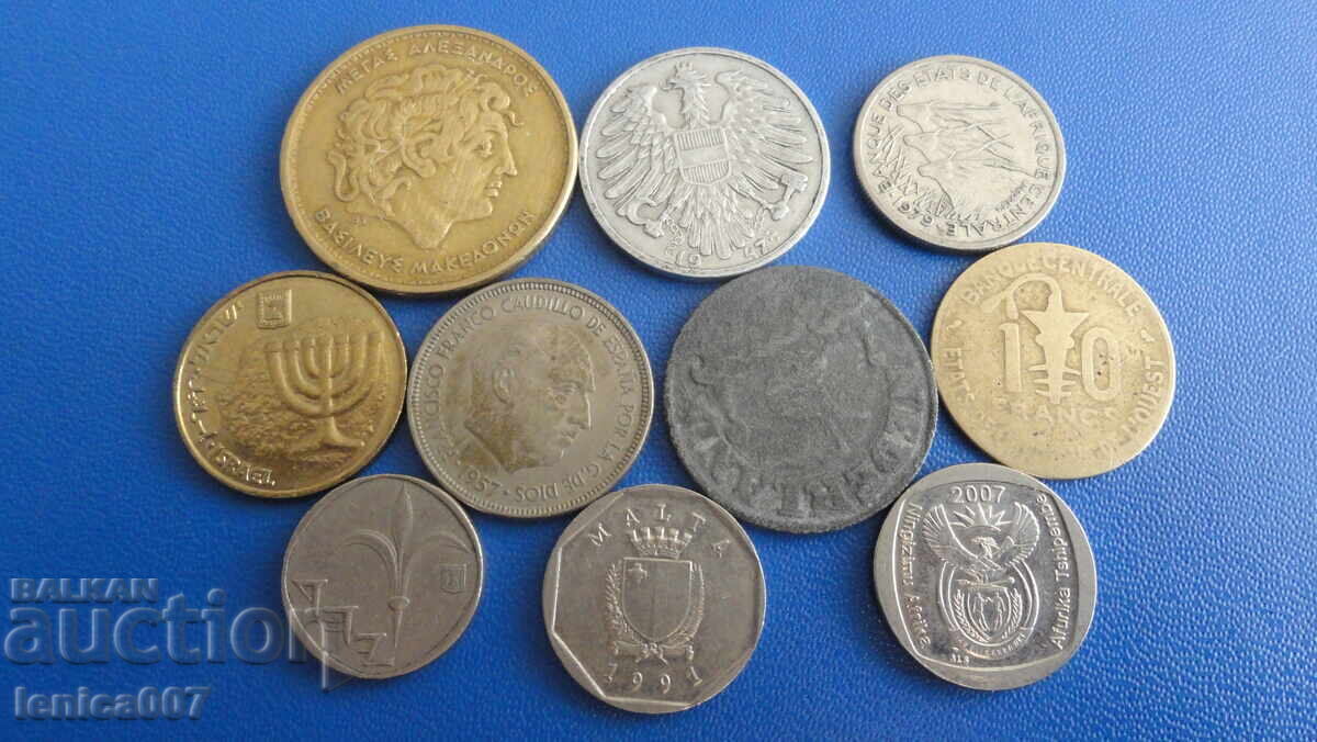 Monede (10 bucăți) 1 cu preț € 2.95 | 5.77 BGN