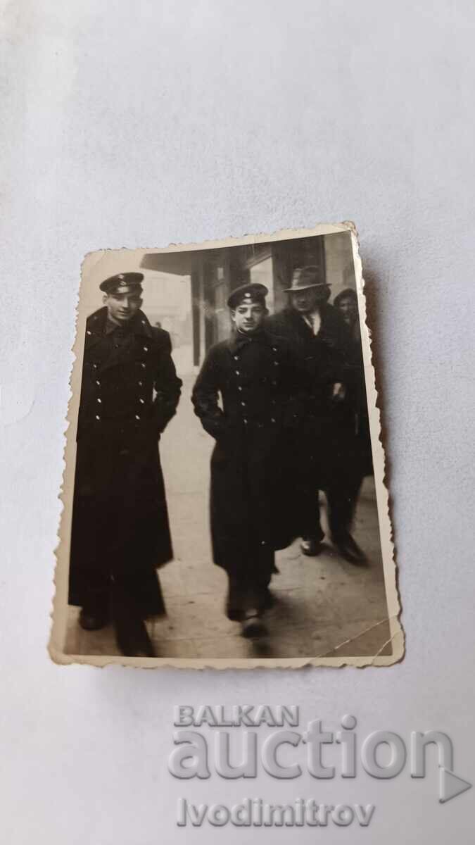 Photo Sofia Two young men on a walk 1940
