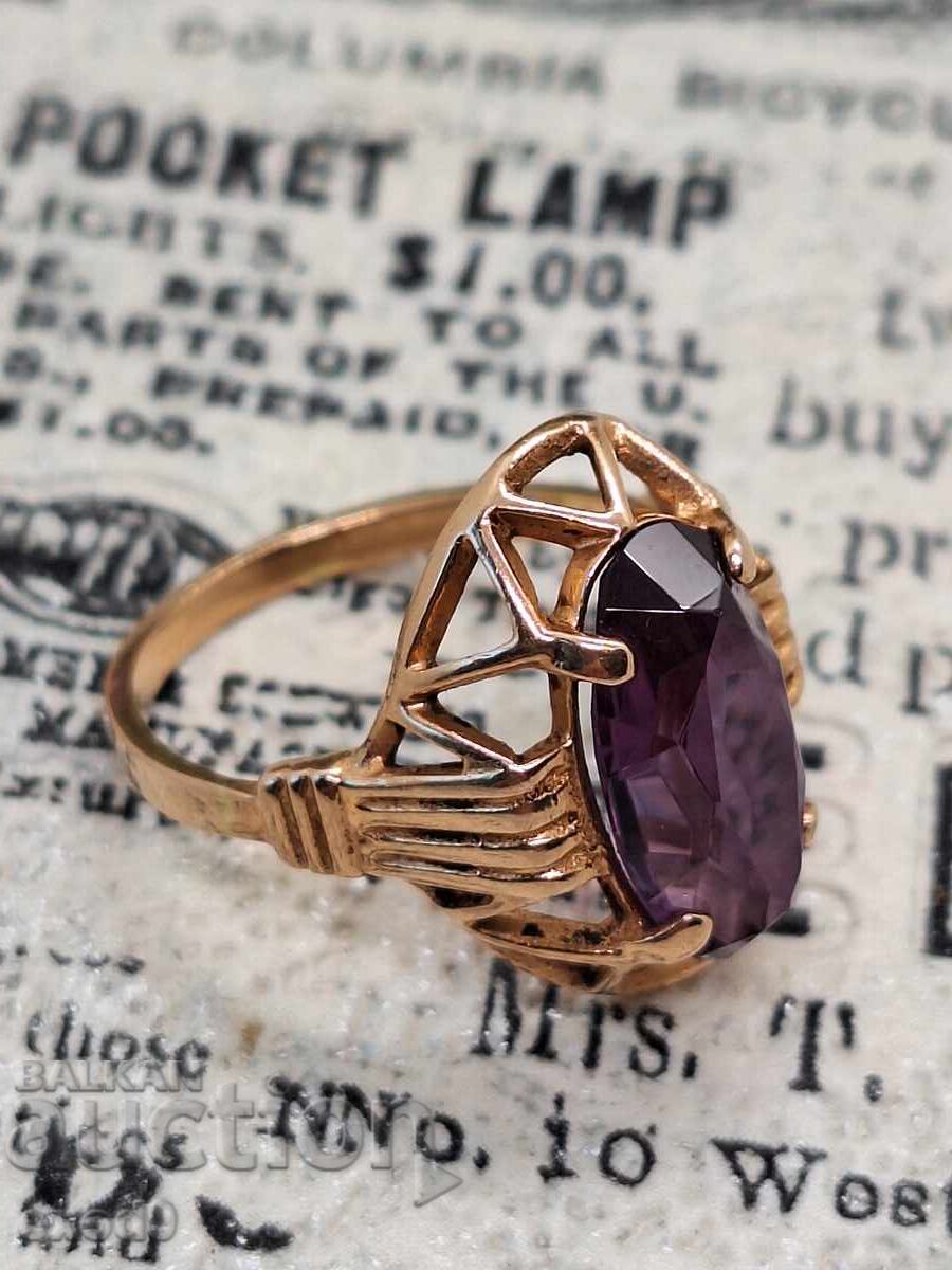 Доставка на Златен Руски пръстен, проба 583 / 14 кт.