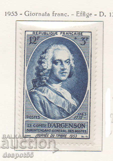 1953. France. Stamp Day. Charitable 1953. France. Stamp Day. Charitable