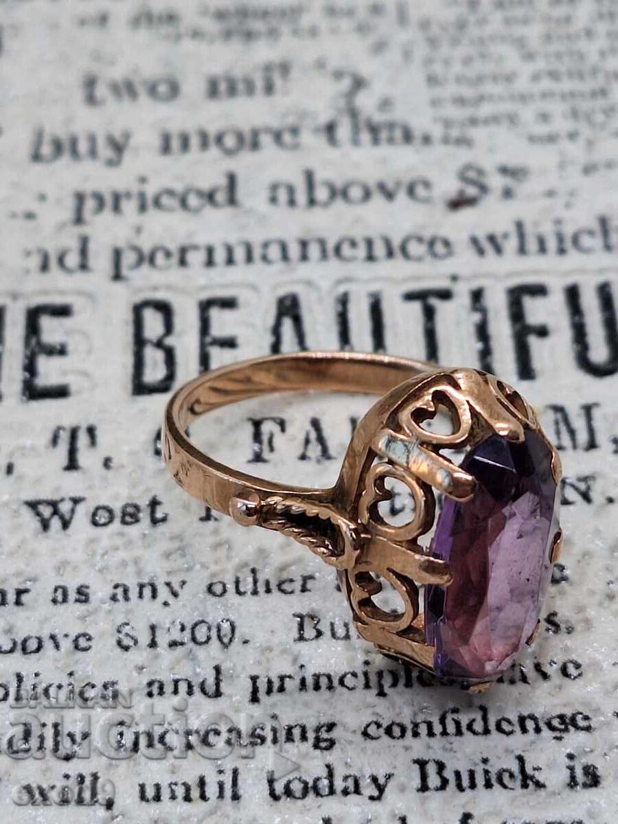 Доставка на Златен Руски пръстен, проба 583 / 14 кт.