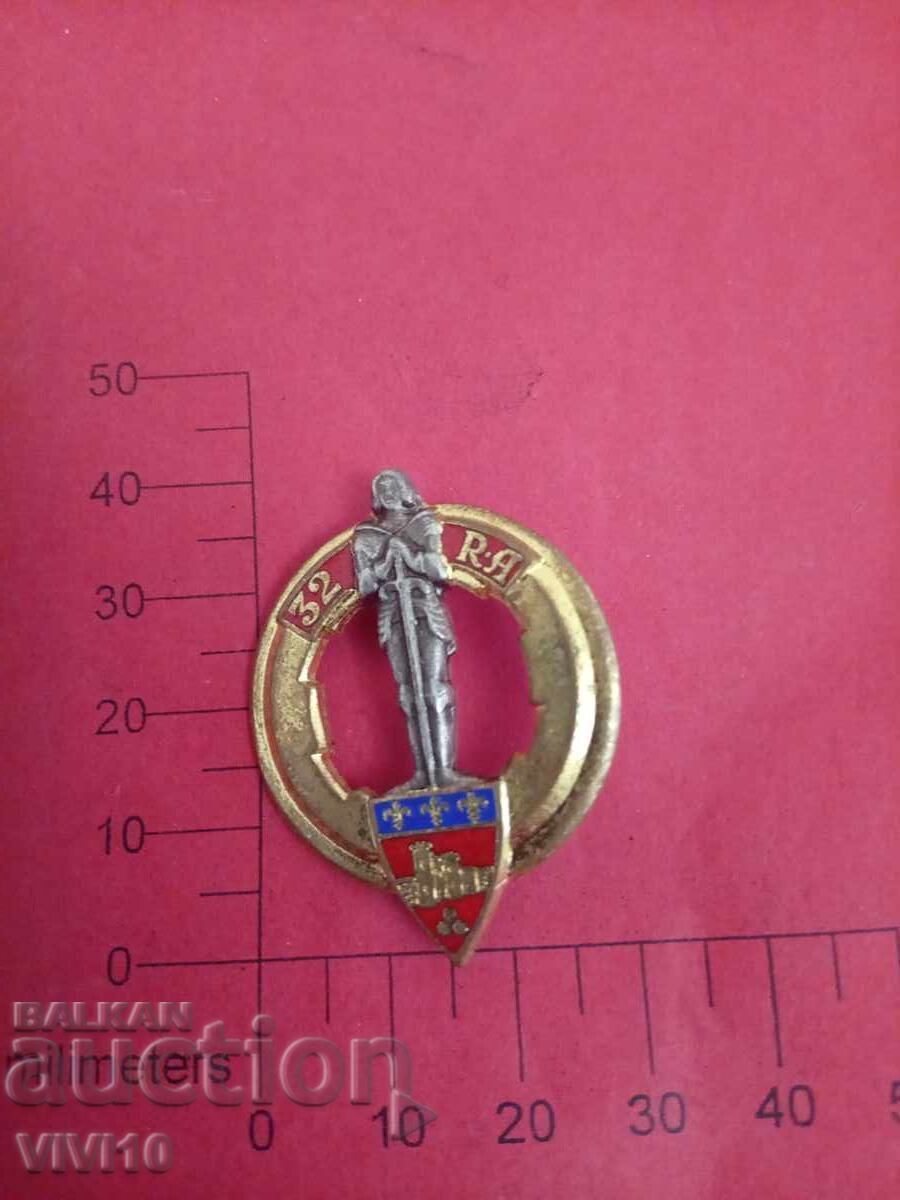 Σήμα Γαλλίας, σμάλτο Επιχρύσωση